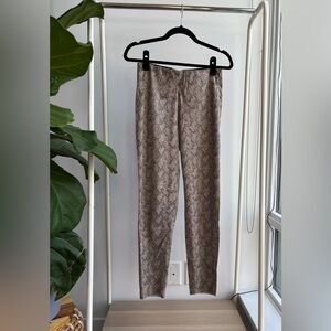 ZARA | Faux Snakeskin Leggings M